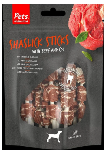 Shaslick Okse & Torsk 100g