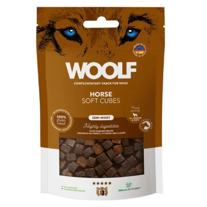 Woolf Soft Cubes Horse, 100g