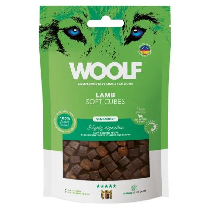Woolf Soft Cubes Lamb, 100g