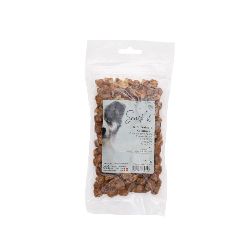 Snack'it Mini Trainers Kalkunkød 100g