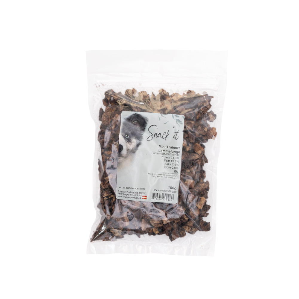 Snack'it Mini Trainers Lammelunger 100g
