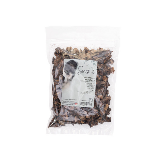 Snack'it Mini Trainers Lammelunger 100g