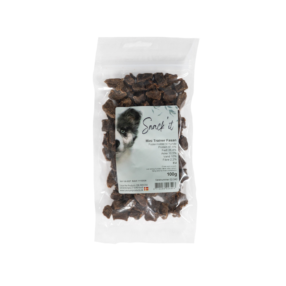 Snack'it Mini Trainers Fasankød 100g