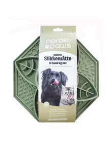 Nordic Paws Slikkemåtte 2-i-1, Grøn