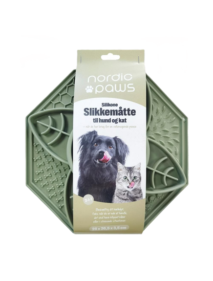 Nordic Paws Slikkemåtte 2-i-1, Grøn
