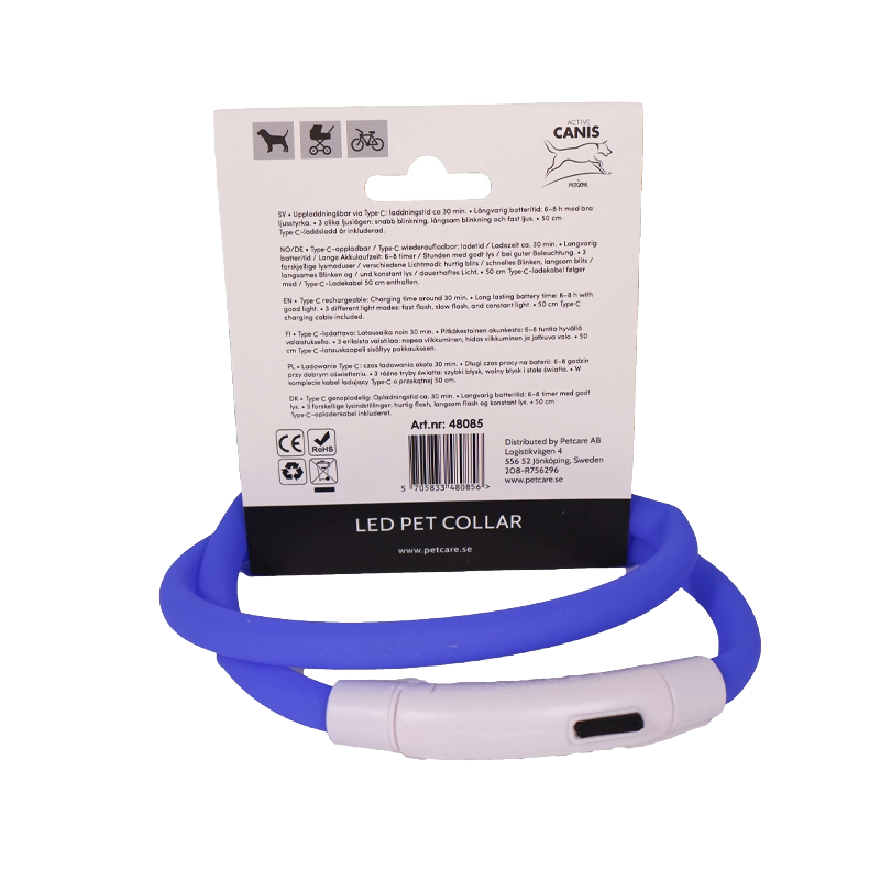 Active Canis USB led halsbåndslys