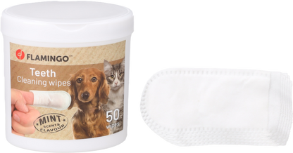 CLEANING WIPES FOR TEETH REINI FINGER MINT 50PCS