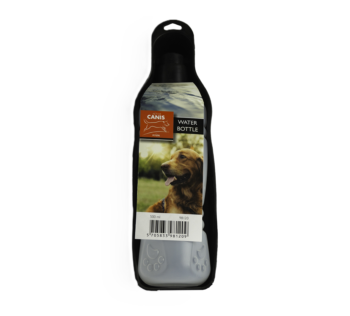 Active Canis Portable water bottle 500 ml black
