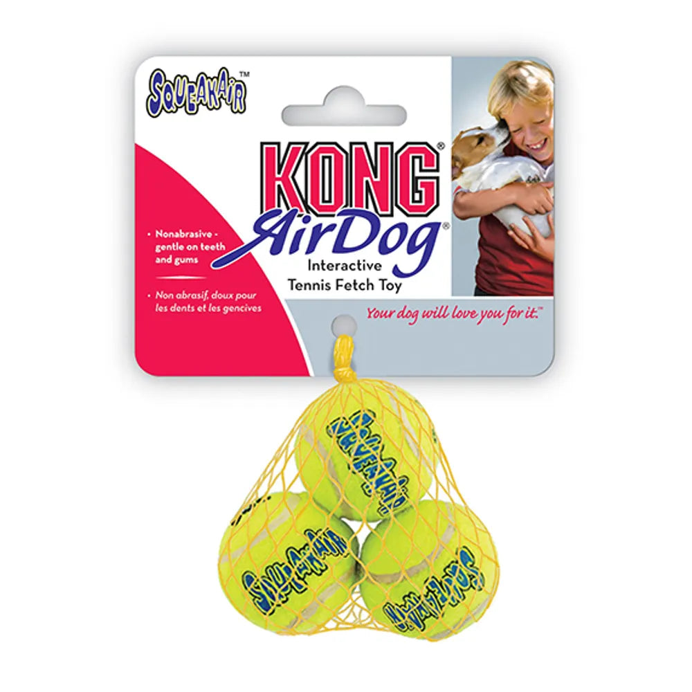 Kong Airdog Squeakair Tennisbolde 2-3 pak