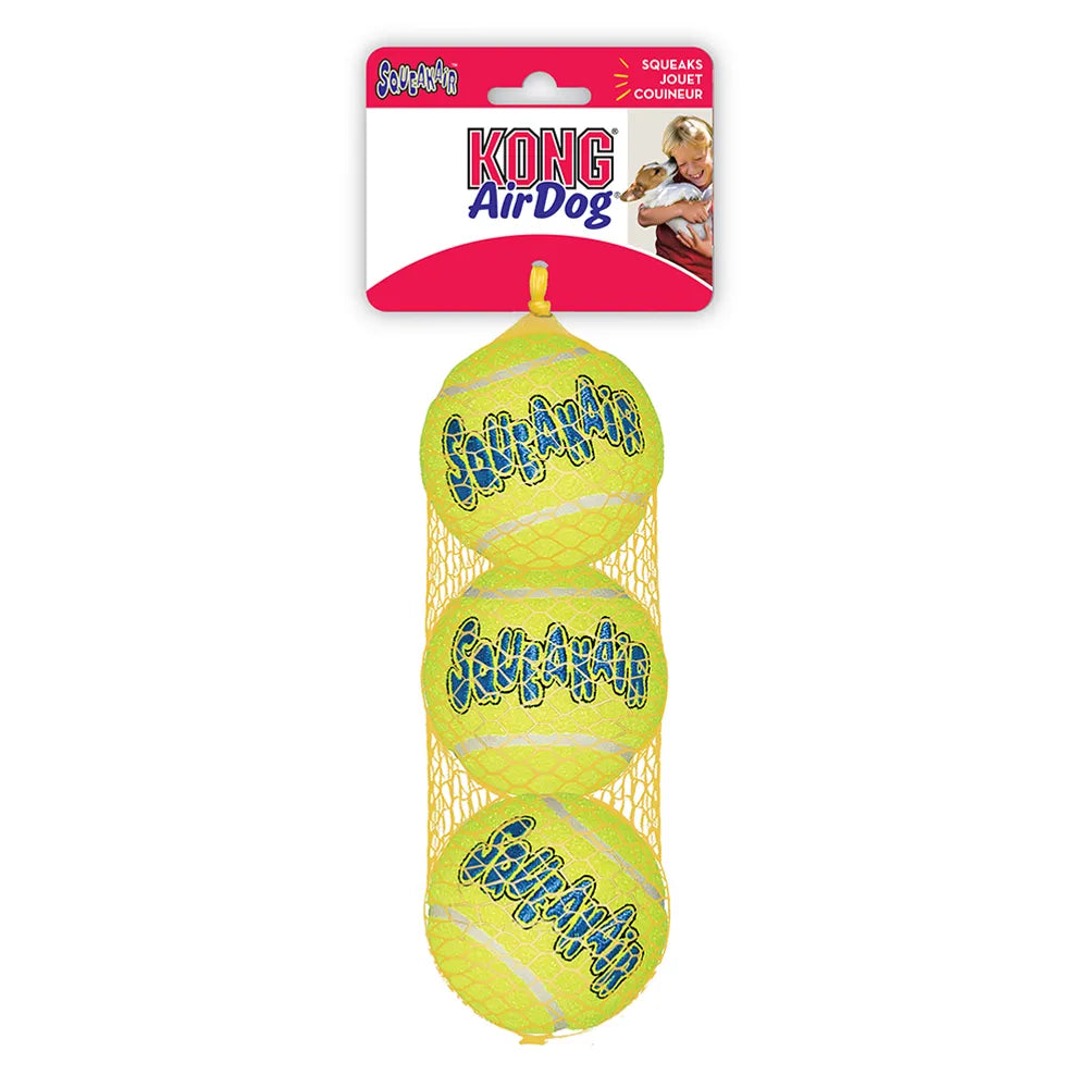 Kong Airdog Squeakair Tennisbolde 2-3 pak