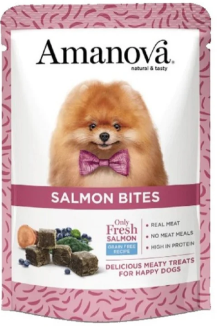 Amanova Salmon Bites 100g