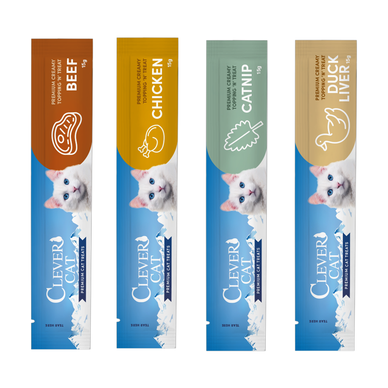 Clever Cat Creamy Cat 4-pack Mixed 4 Flavors