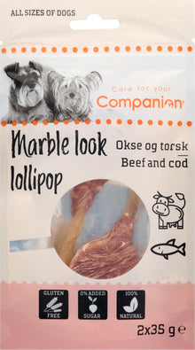 Companion Marble look lollipop (oksekød og torsk) BF 31/10/2025