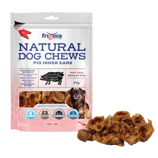 Natural Dog Chews, Griseørekerner 250g