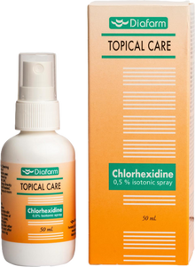 Diafarm Klorhexidin spray - isotinisk