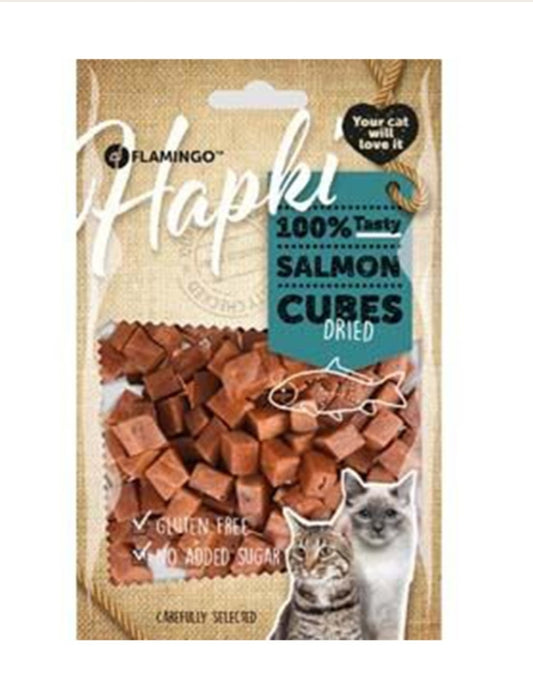 Snacks Hapki Small blocks with salmon 85g