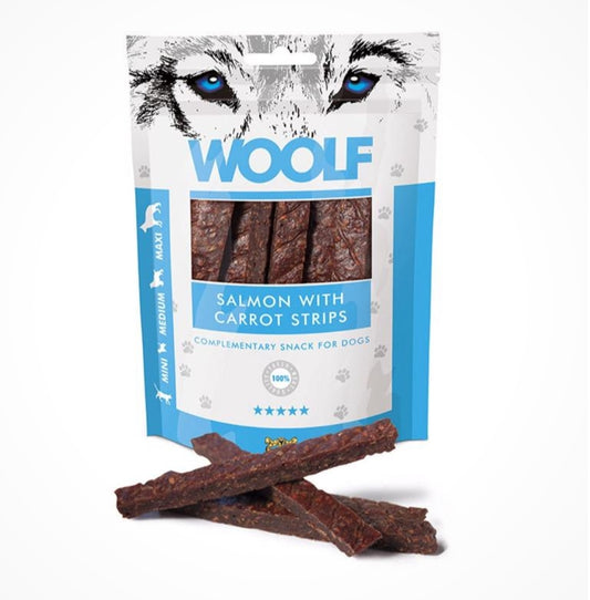 Woolf Salmon with Carrots Strips 100g