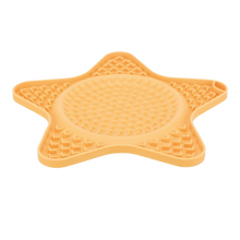 Trixie Slikkemåtte Orange Stjerne