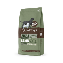 Quattro Super Premium No Grain All Breed Adult, Lamb 12kg