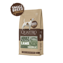 Quattro Super Premium No Grain Small Breed Adult, Lamb 7kg MONOPROTEIN