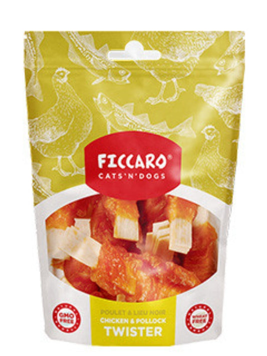 Ficcaro Chicken & Pork Twister 100g