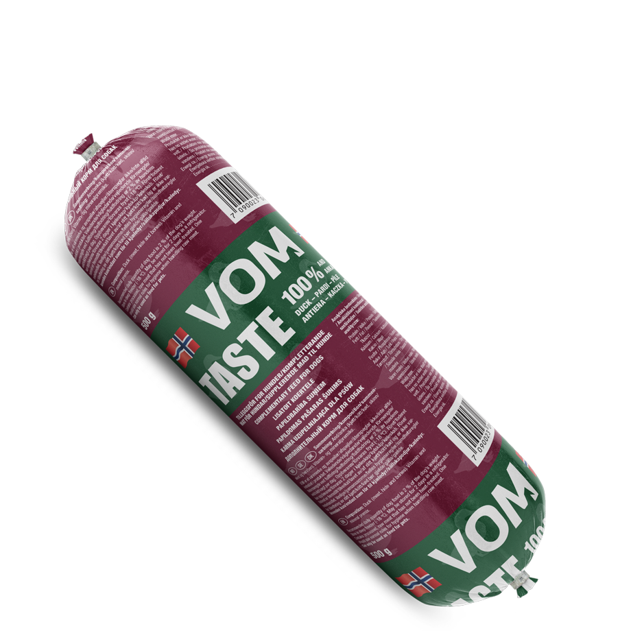 VOM Taste Duck Råfoder 500g.