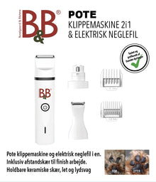 B&B Pote klippemaskine 2i1